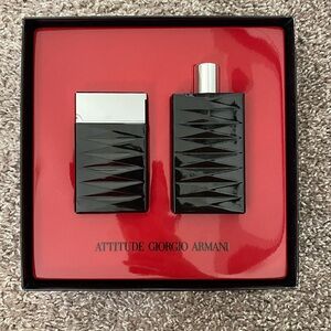 NEW OPEN BOX Giorgio Armani Attitude UD 197 50ml and UD 213P 75ml Gift Set